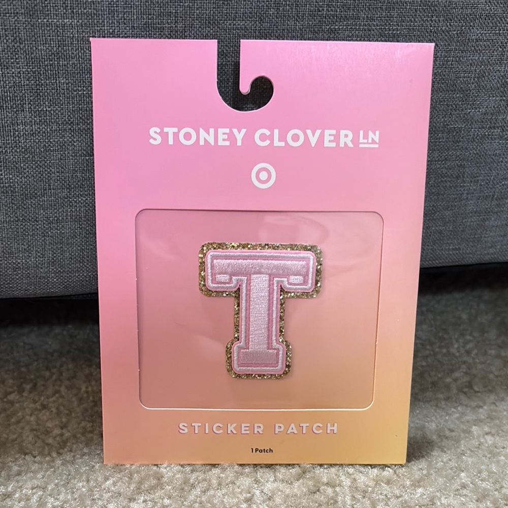 Stoney Clover Lane T Letter Patch